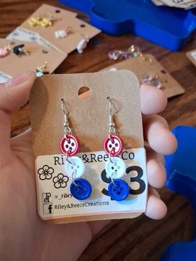 4 Of July Earrings!!
